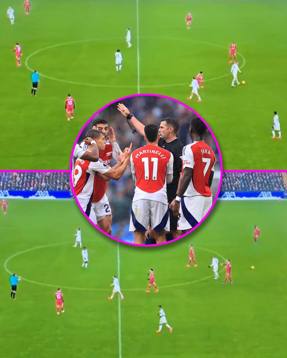 footballontnt's tweet image. Michael Oliver, who controversially sent off Leandro Trossard earlier in the season for kicking the ball away, didn&apos;t give Rasmus Hojlund a yellow card for the same offence against Liverpool 👀🟨