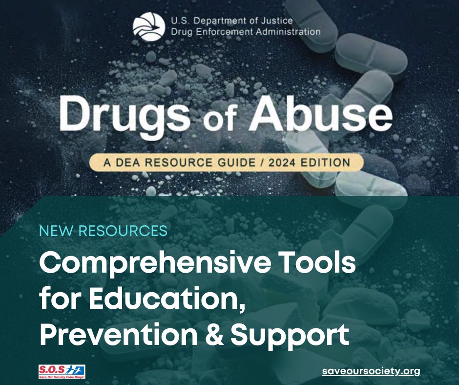 Explore the <a href="/DEAHQ/">DEA HQ</a> latest resources in our new blog: saveoursociety.org/news-articles/…

Learn about the Drugs of Abuse guide &amp; the Together for Families initiative, connecting families to vital support.

Let’s build safer, stronger communities! #Prevention #DEA
