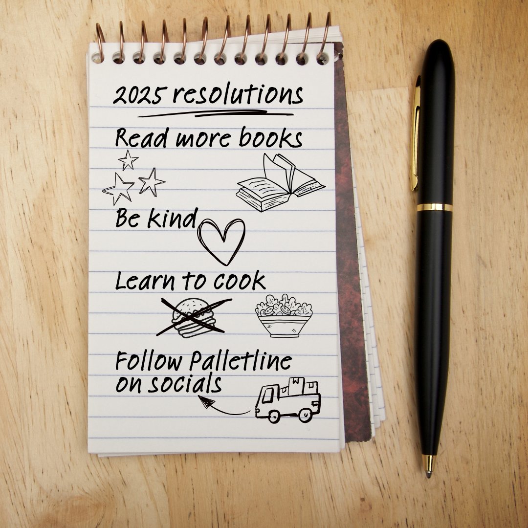 Have you made any new year's resolutions?

If you need some ideas, here are some suggestions...

What's your resolution for 2025?

#Palletline #Business #Innovation #Transport #ThePowerOfPartnership #LogisticsSolutions #PalletNetwork #Logistics