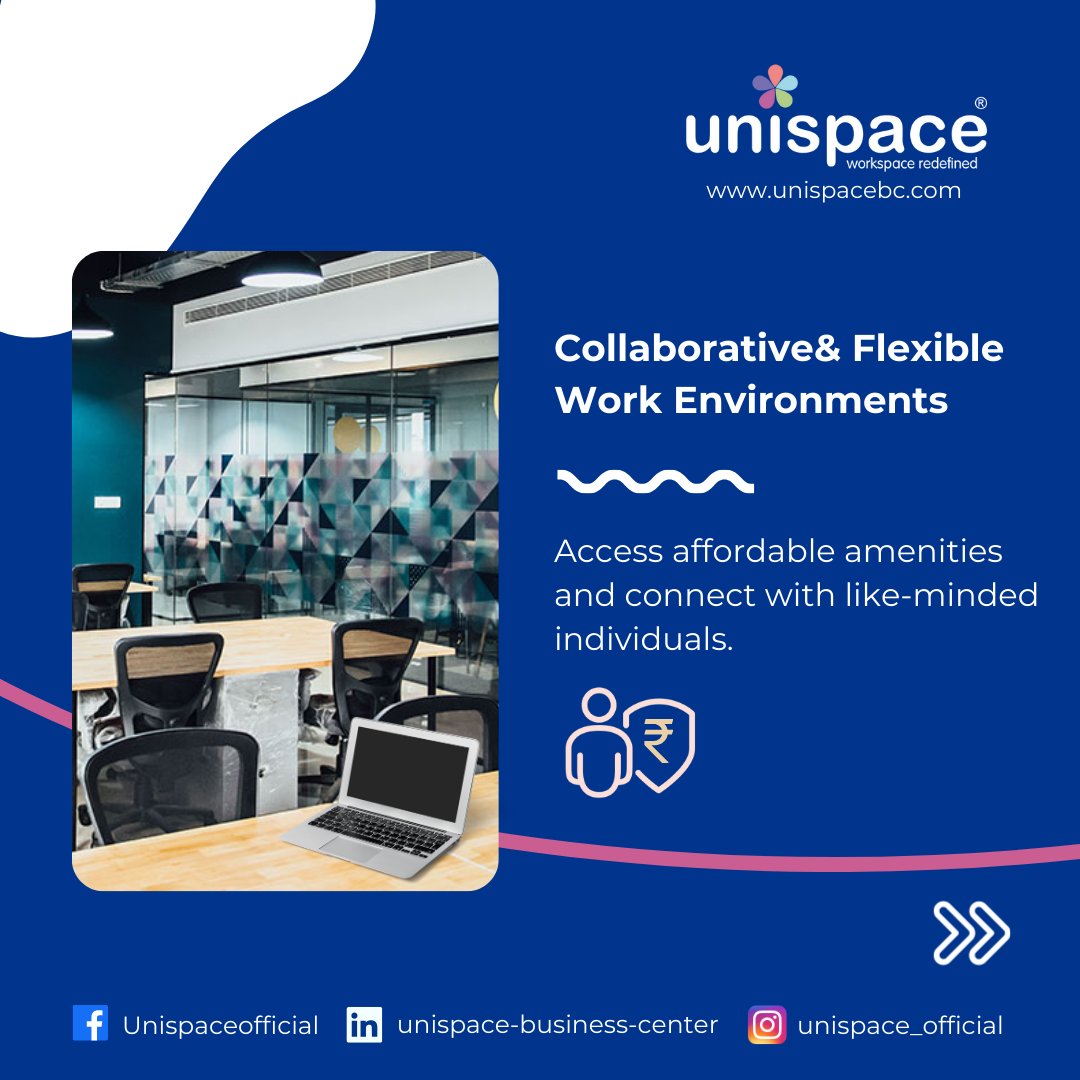 UnispaceBC's tweet photo. Coworking spaces Transforming the Modern Workplace

Book Now - https://t.co/Pb9p1hthvy

#Unispace #CoworkingSpaces #SharedWorkEnviro #BudgetWorkSpaces #UpgradedWorkPlaces #CollaborativeWorkSpaces #FlexibleOffices https://t.co/tyTTEWzPbB