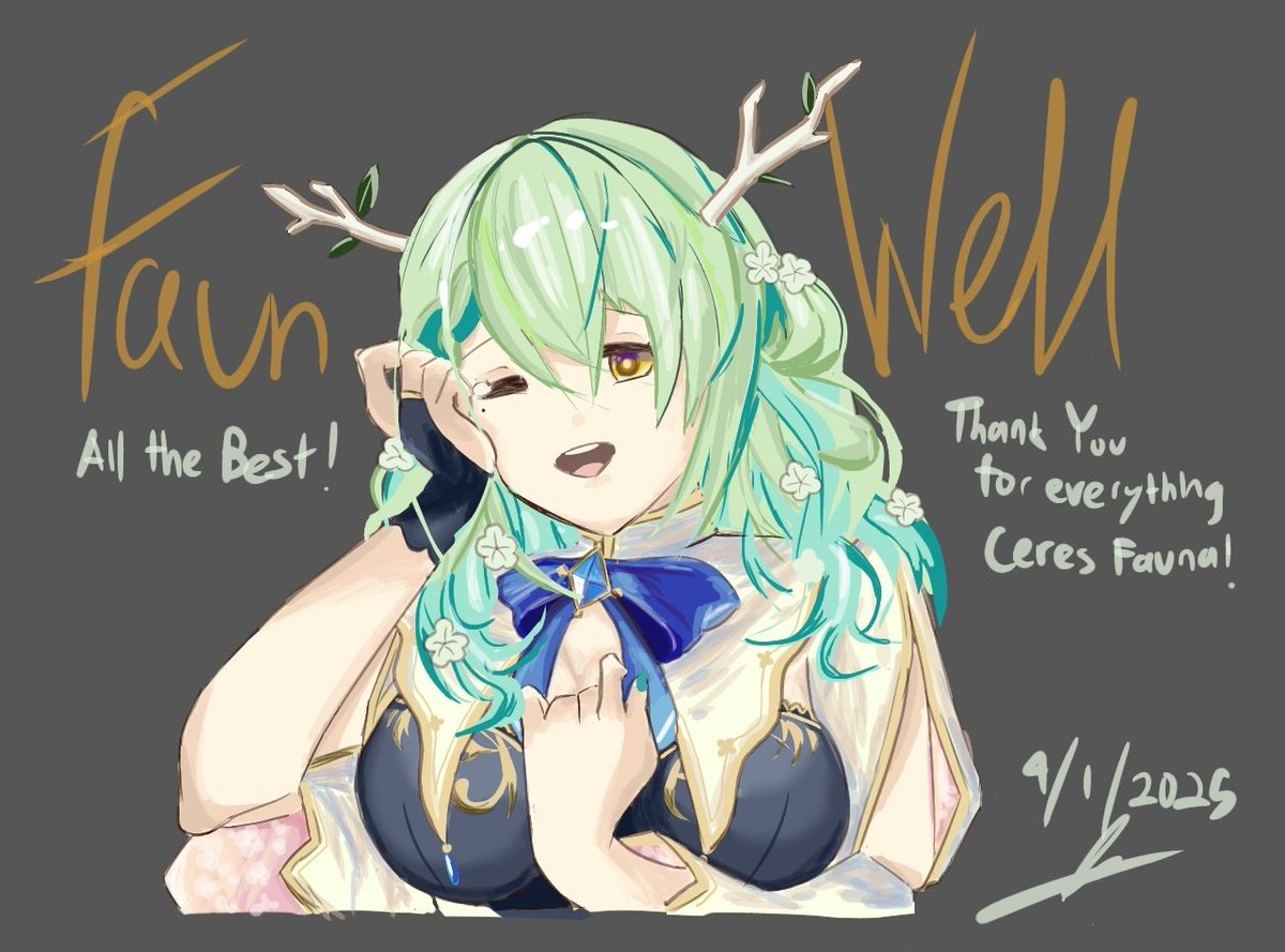 derjagdpanzer's tweet image. Thank you Fauna for the joy you&apos;ve brought into our lives. I&apos;ll miss hearing her yaps in the background.

Once a sapling, forever a sapling 🌱💚

(Forgot to post this on time 😭)
#FineFaunart