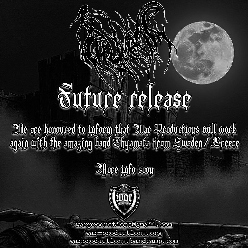 WarProd's tweet photo. With a big honour we can already confirm that we will work again with this amazing band from Sweden &amp; Greece

#Thymata have members from #Grimtone #ApocalypticLeaders #Forgotten #ArsonistsOfLucifer #Dommedag

#WarProductions
#SupportTheUnderground https://t.co/eBnMTwUWvC