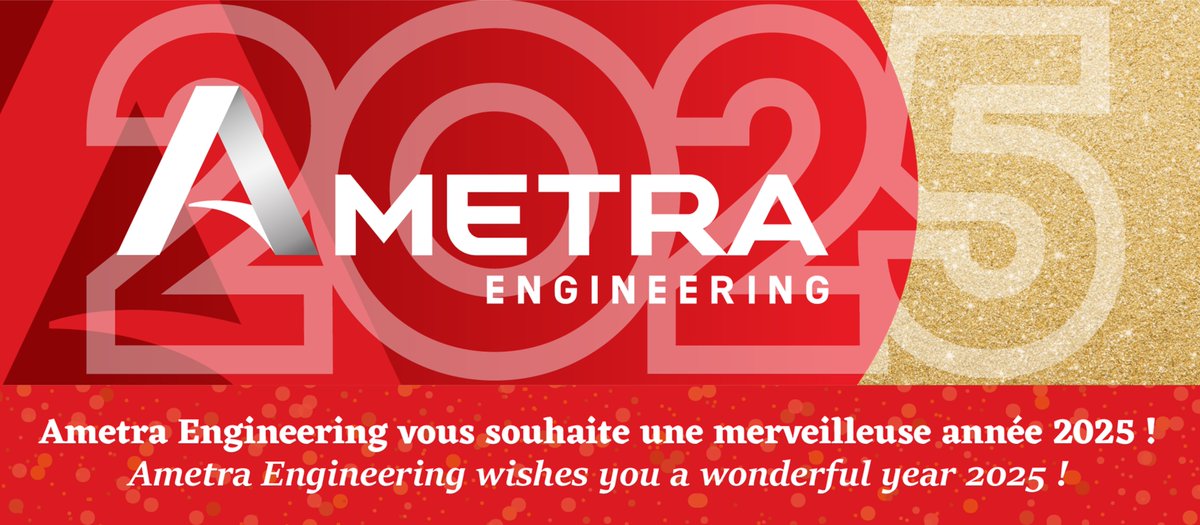 ✨ Bonne année 2025 de la part d’Ametra Engineering ! ✨

Une nouvelle année débute, et avec elle, une infinité d’opportunités à saisir et de projets à imaginer. Toute l’équipe d’Ametra Engineering vous adresse ses meilleurs vœux pour 2025 :

🌟 Que cette année soit synonyme de