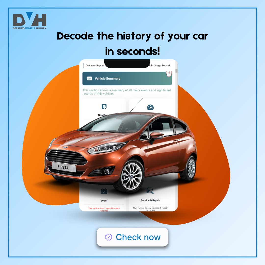 Detailed Vehicle History tweet media