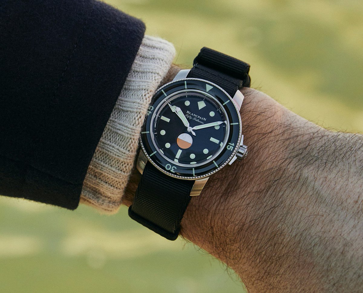 0xadoption's tweet photo. @amlivemon Agree re: 42mm

Where do you stand on the hodinkee mil-spec? https://t.co/kV3Etsw1Be