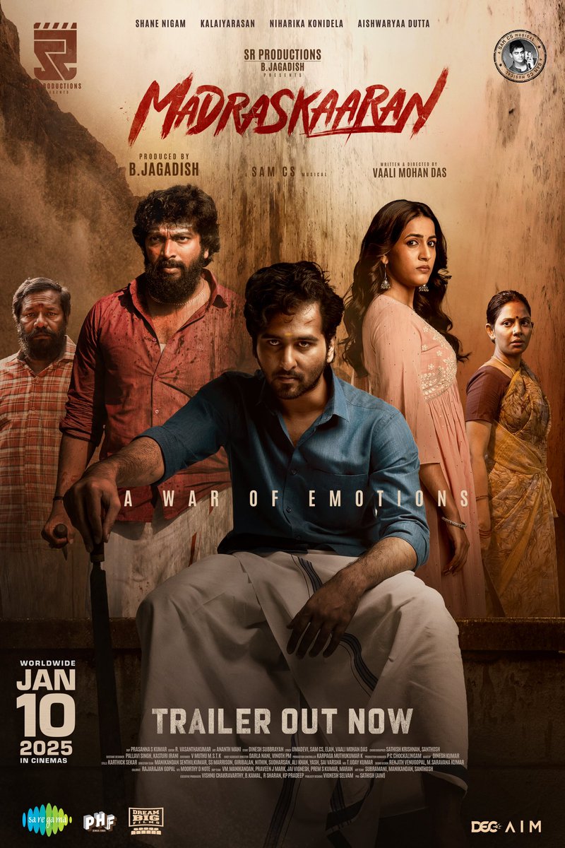 VijaySethupathi (@vijaysethuoffl) on Twitter photo Launching the trailer of Madraskaaran starring <a href="/ShaneNigam1/">Shane Nigam</a> & <a href="/KalaiActor/">Kalaiyarasan</a>, Releasing this January 10th in theaters, Wishing the producer #Jagadish and the team all the very best!
🔗 youtu.be/l7n7o6UXxi8
#MadraskaaranPongal
#MadraskaaranFromJan10
Produced by:<a href="/SR_PRO_OFFL/">srproductions_official</a>
A Launching the trailer of Madraskaaran starring <a href="/ShaneNigam1/">Shane Nigam</a> & <a href="/KalaiActor/">Kalaiyarasan</a>, Releasing this January 10th in theaters, Wishing the producer #Jagadish and the team all the very best!
🔗 youtu.be/l7n7o6UXxi8
#MadraskaaranPongal
#MadraskaaranFromJan10
Produced by:<a href="/SR_PRO_OFFL/">srproductions_official</a>
A