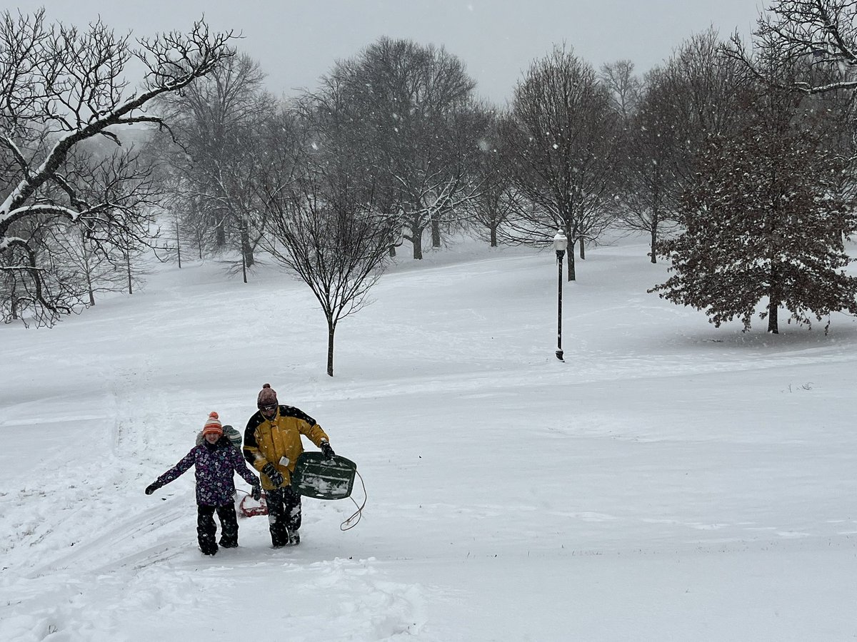 Snowing in Baltimore