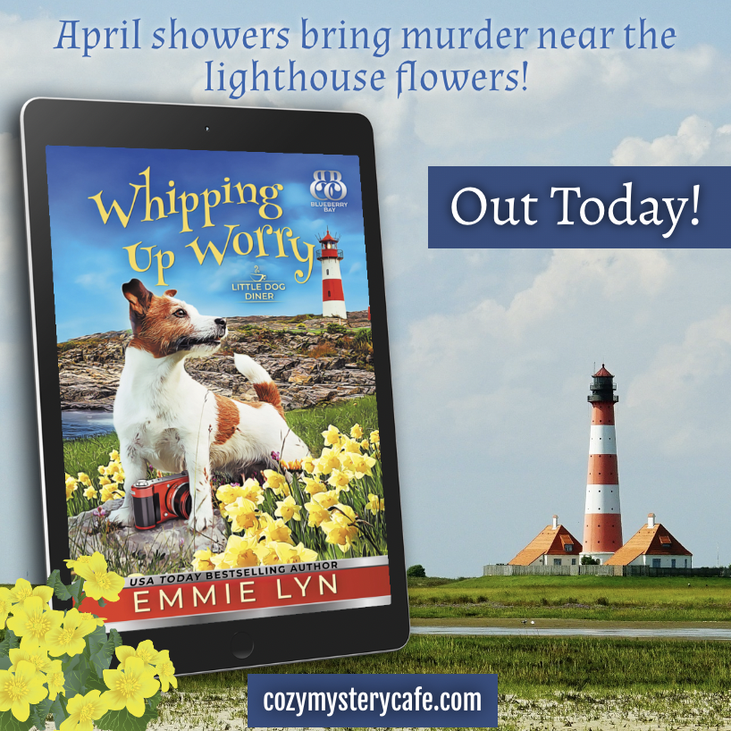 Tule Publishing (@tulepublishing) on Twitter photo April showers bring murder near the lighthouse flowers!
WHIPPING UP WORRY by <a href="/Emmie/">Emmie Chang</a> Lyn, a Cozy Mystery is out NOW so get your copy today: bit.ly/3P2ejms
#readztule #cozymystery #releaseday #instabooks #amreading #booklover #bookstagram #bookish #bookcommunity April showers bring murder near the lighthouse flowers!
WHIPPING UP WORRY by <a href="/Emmie/">Emmie Chang</a> Lyn, a Cozy Mystery is out NOW so get your copy today: bit.ly/3P2ejms
#readztule #cozymystery #releaseday #instabooks #amreading #booklover #bookstagram #bookish #bookcommunity