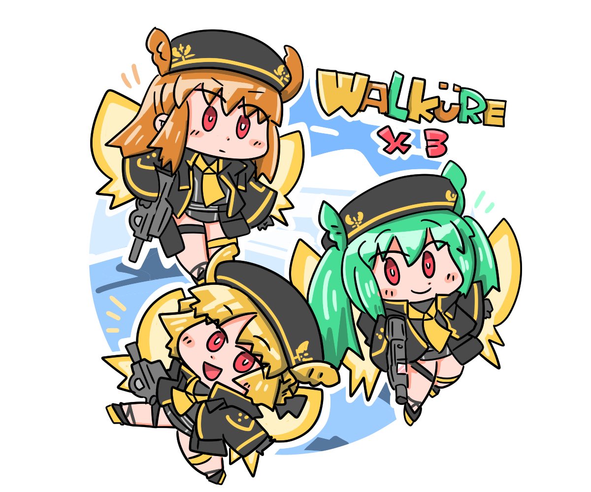「水着ワルキューレだワッショイ! 」|なおるなのイラスト