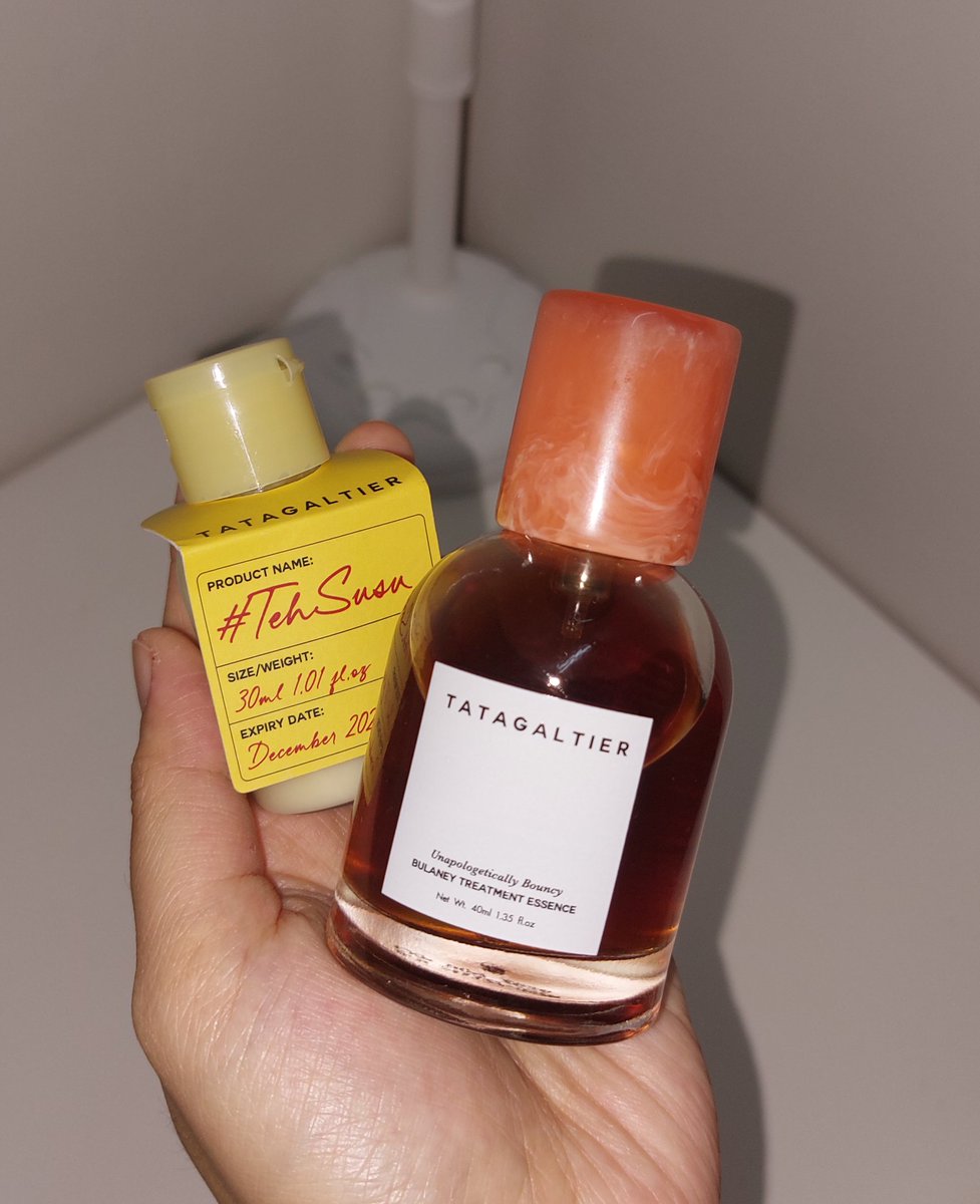 fafahshah's tweet photo. On my recently night routine with this two from @tatagaltier
#TehO #TehSusu https://t.co/HeYaGfVNFk