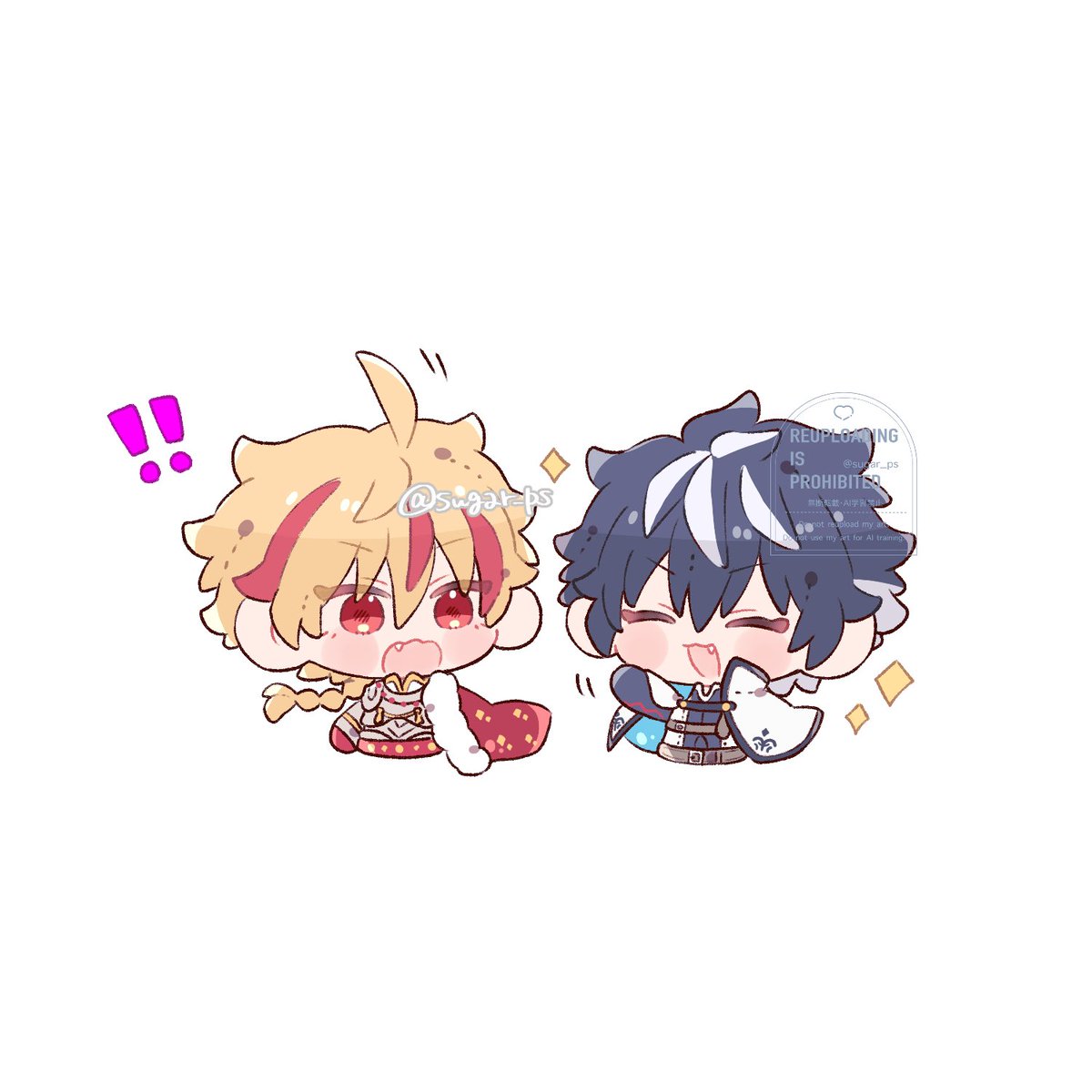 sugar_ps's tweet photo. シャルルとリチャード⚔️
並んでほしい〜

 #FGO https://t.co/58RzeZDp5b