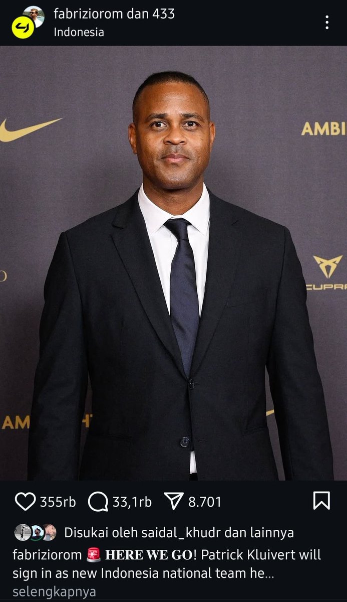 Target utk pelatih baru (Patrick Kluivert):
-Lolos Piala Dunia 2026
-Juara AFF 2026
-Juara Piala Asia 2027
-Menang lawan Australia, Bahrain, Cina, Jepang
-Peringkat 20 FIFA

Kenapa, gak terima?! Persetan dengan percaya proses, kita maunya yg instan!!🔥🔥🔥
#TimnasIndonesia
