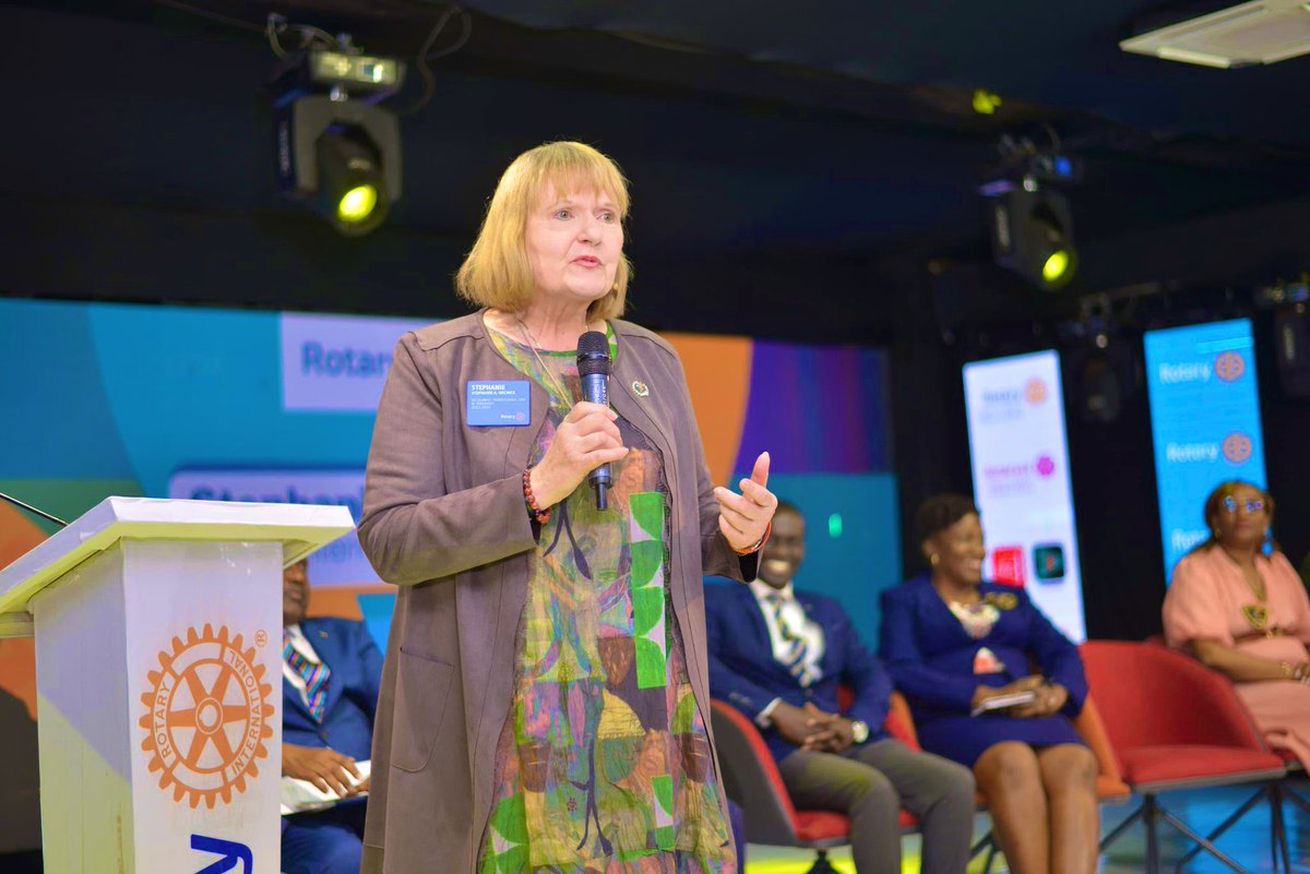 #CancerRunUg25 (@ugrotarycancerp) on Twitter photo No matter how much you think you know, there will always be something to learn, and no matter how good you think you are, there will always be something to do better - Dr. Stephanie A. Urchick, <a href="/Rotary/">Rotary International</a> President.
We can’t wait to host her for the grand #RotaryCancerRun25 launch No matter how much you think you know, there will always be something to learn, and no matter how good you think you are, there will always be something to do better - Dr. Stephanie A. Urchick, <a href="/Rotary/">Rotary International</a> President.
We can’t wait to host her for the grand #RotaryCancerRun25 launch