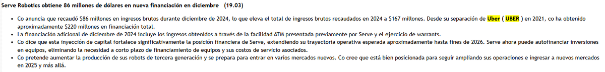 RelentlessStock's tweet image. #Scanner

$SERV +8.89% Serve Robotics obtiene 86 millones de dólares en nueva financiación en diciembre

$PPTA +18,4% (El Servicio Forestal de Estados Unidos emite permiso para su mina de antimonio y oro en Idaho, según Reuters)

$UBER +5,1% (entra en un programa acelerado de