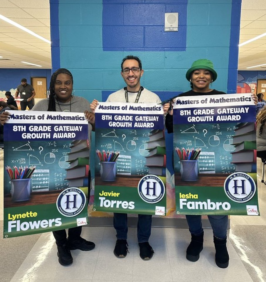 We are so proud of our 8th grade Math Team! Their commitment to our scholars and excellence in everything  they do! #becomingthenext