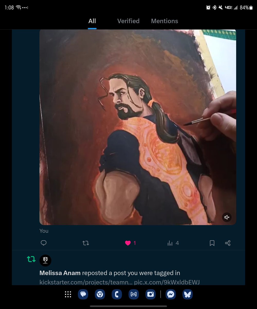 TeamNinjaShark's tweet photo. @Tonpa2 Undisputed #1 is a pro wrestling comic that is available right now from my website, https://t.co/YyByPFTJJb. here is the cover for issue 2 being hand painted by @WedersomArantes. https://t.co/8Xp1aAtNct