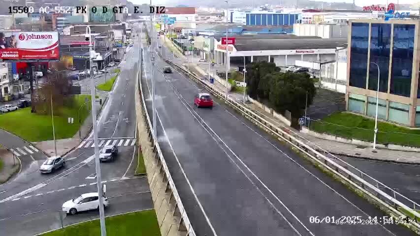 📸 Foto de ahora mismo de la webcam de la DGT 📍 AG-55 PK 0.0