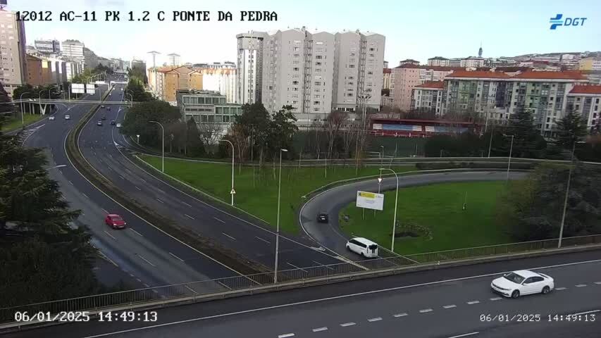 📸 Foto de ahora mismo de la webcam de la DGT 📍 Alfonso Molina