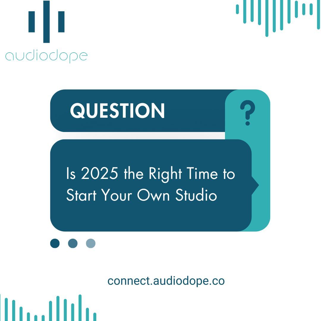 audiodopeapp's tweet photo. As we embrace the new year, changes in the economy and industry trends have sparked a conversation about launching a recording studio. Our blog post delves into this to help you make a well-informed choice.

https://t.co/Sxs2htMjSS

#audiodope
#recordingstudios https://t.co/gJyE5TSxBU