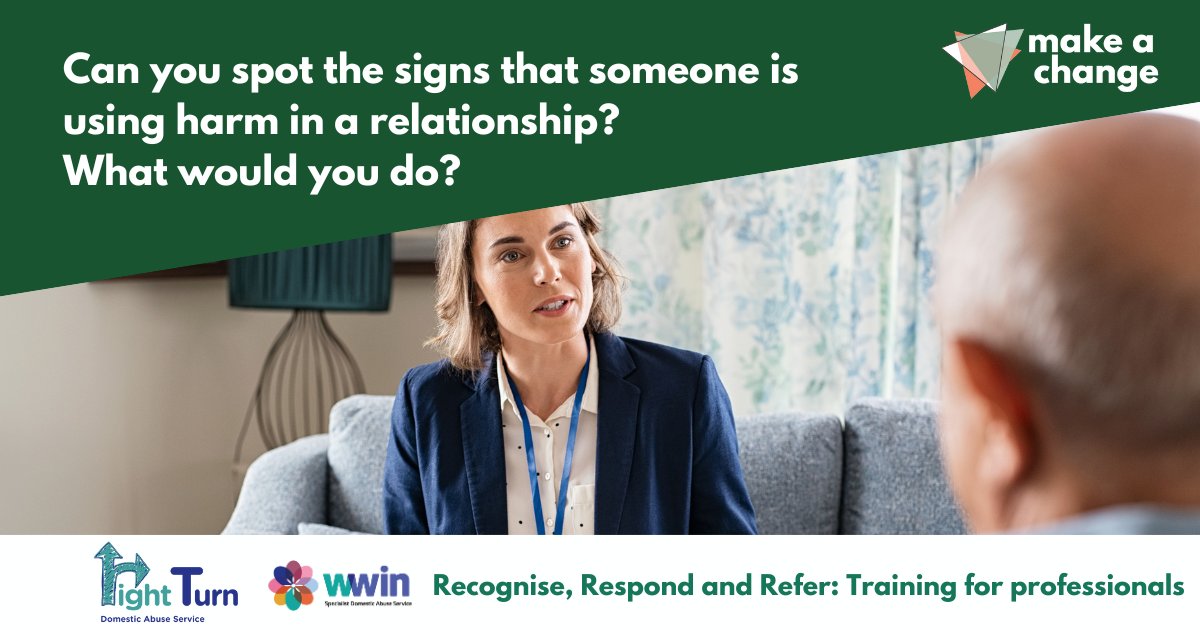 Calling all professionals in #Sunderland 📢
Sign up to our #training to ensure you can Recognise perpetration of #DomesticAbuse, Respond safely and effectively, &amp; Refer in to Make a Change.

Current dates:
📅 Thurs 30 Jan, 10am-1pm
📅 Fri 28 Feb, 10am-1pm
eventbrite.co.uk/e/make-a-chang…