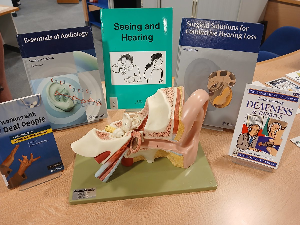 SFHT Library (@sfhtlibrary) on Twitter photo #TheGreatBigHearingTest is now on. Boots are offering free hearing tests throughout January 👂 to encourage people experiencing the symptoms of hearing loss to act now. Come and look at our loanable resources 😀<a href="/SFHFT/">Sherwood Forest Hospitals NHS FT</a> #TheGreatBigHearingTest is now on. Boots are offering free hearing tests throughout January 👂 to encourage people experiencing the symptoms of hearing loss to act now. Come and look at our loanable resources 😀<a href="/SFHFT/">Sherwood Forest Hospitals NHS FT</a>