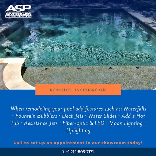 ASPDallasTexas's tweet image. Ready to refresh your pool? 🏊‍♂️ We handle it all—liner repairs, plumbing updates, saltwater system installations, and more! 🌟 Say goodbye to the old and hello to a stunning new pool.

📞 Reach out today at 214-503-7171 

#PoolRefresh #DiveIntoLuxury #PoolRenovation #SwimInStyle