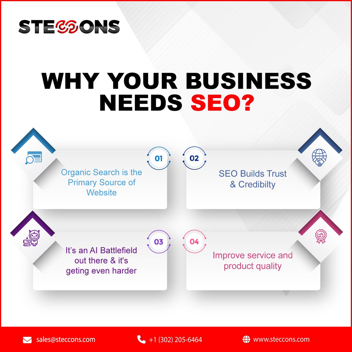 StecconsTech's tweet image. Curious about how SEO can revolutionize your business?

Partner with @StecconsTech for tailored strategies to elevate your business and achieve top rankings!