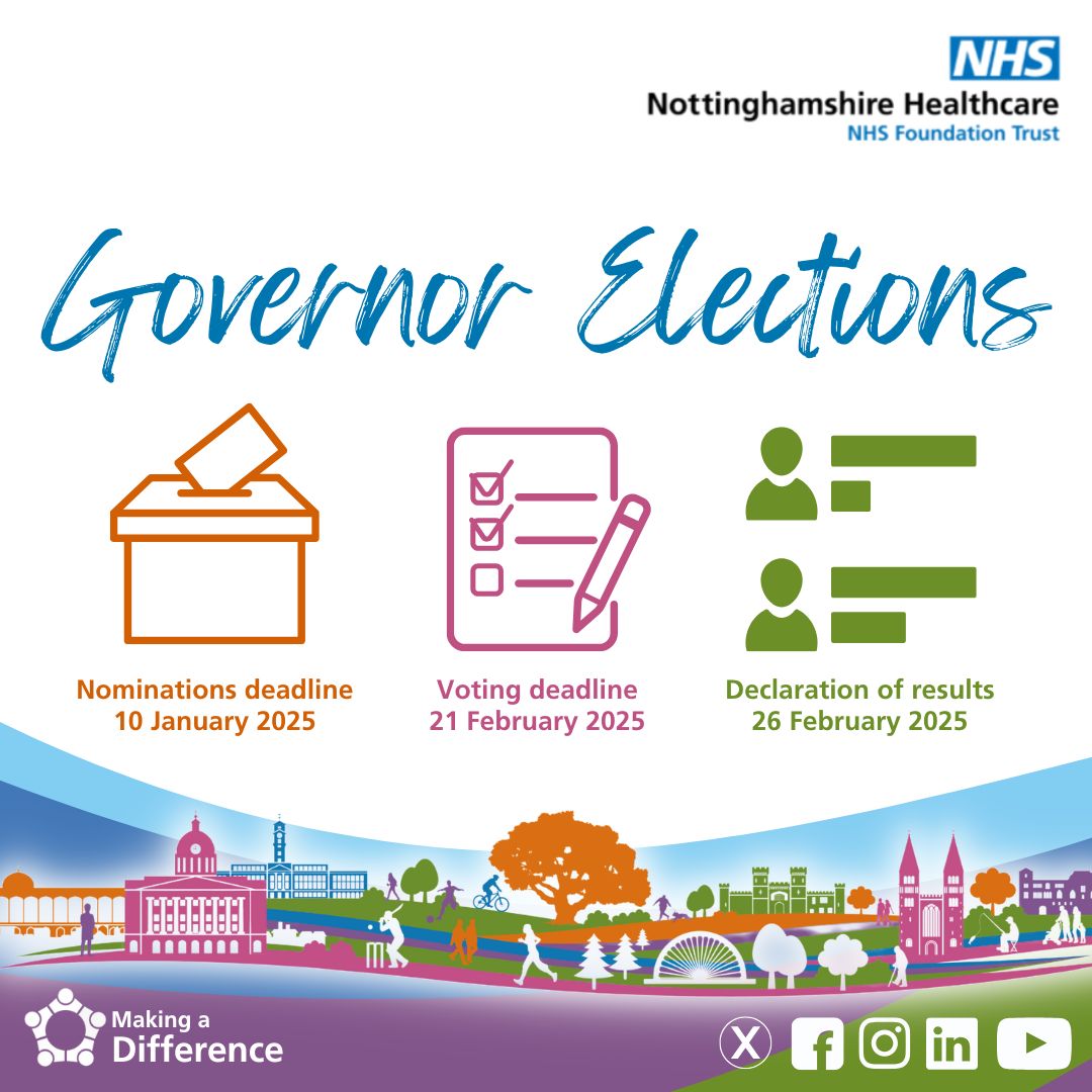 NottsHC Governors (@nottsgovernors) on Twitter photo Only a few days left to submit governor nominations...your chance to join <a href="/NottsHealthcare/">Nottinghamshire Healthcare</a> Council of Governors. Nominations close 10 January Only a few days left to submit governor nominations...your chance to join <a href="/NottsHealthcare/">Nottinghamshire Healthcare</a> Council of Governors. Nominations close 10 January