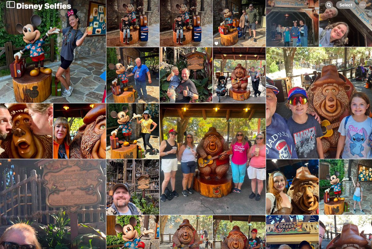Raymond_Kinman's tweet photo. Our Disney Wall of Fame is looking amazing, thanks to you! We’ve got a couple hundred woodcarving selfies so far, but now we need reinforcements…We’re on a mission for more happy selfie faces in front of The Many Adventures of Winnie the Pooh at Disneyland.

This is your chance to be immortalized on our Disney Wall of Fame downstairs at The Puppet Inn….our Pinocchio/Geppetto-themed Airbnb. We’re building an epic photo montage, and you need to be in it!

Your assignment: Find Winnie the Pooh. Snap that pic. Make it happen, soldier.

#Disneyland #Disney #CaliforniaAdventure #MickeyMouse #WinnieThePooh #BigAl