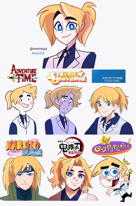 Drawing Michael in the art style of different anime🪽✨️
#HazbinHotelMichael #remiOC 
