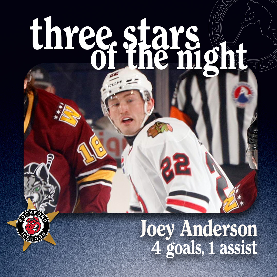 TheAHL's tweet photo. Sunday’s AHL Three Stars of the Night ⤵️

⭐️ Joey Anderson @goicehogs  
⭐️⭐️ Carl Lindbom @HSKnights  
⭐️⭐️⭐️ @TheHersheyBears Teddy Bear Toss https://t.co/vT13lVFglb