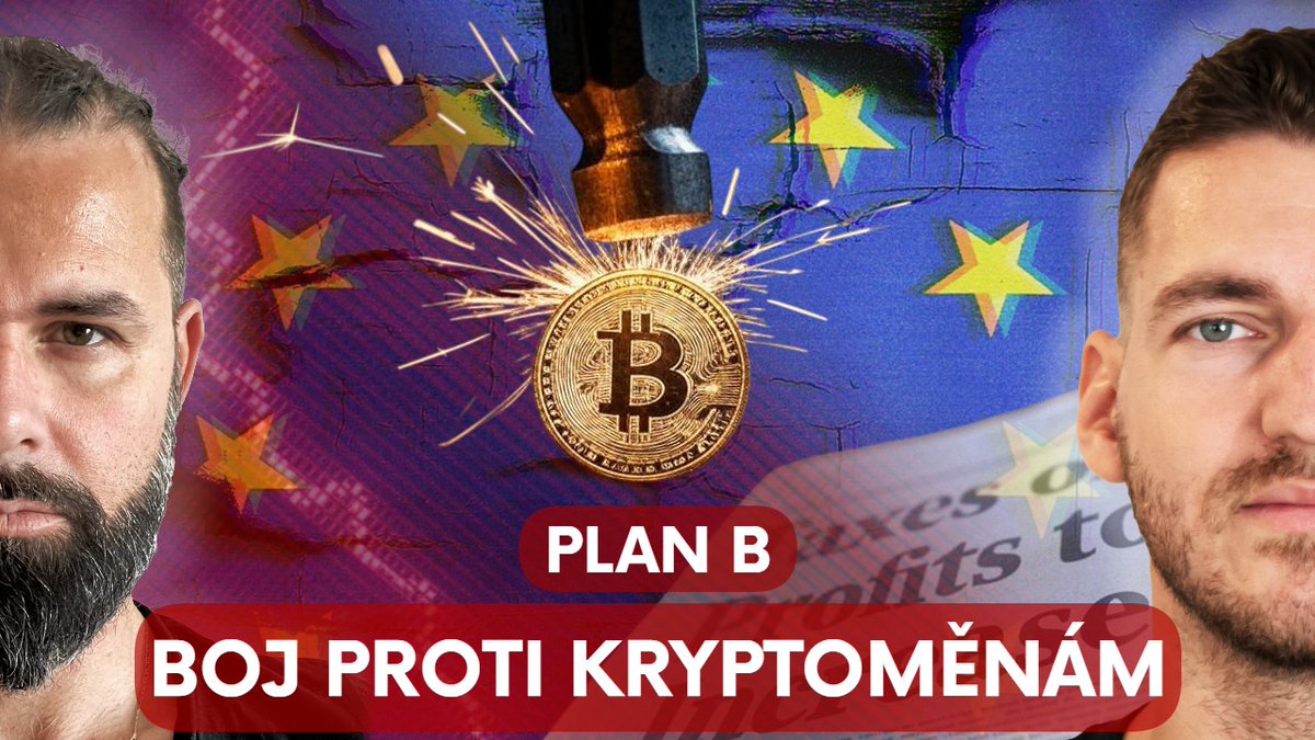 jan_21m's tweet photo. Quo vadis, Evropo? 🇪🇺 

Nový díl ze série PLAN B s @stalliondelsur je venku.

VIDEO👉https://t.co/rJt1BUkHxA

#planb #hackinglives #kryptoplebs #BTC