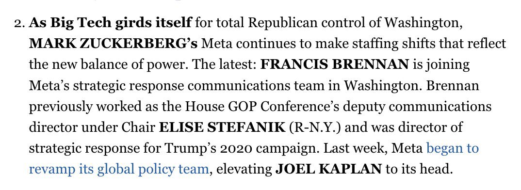 FrancisBrennan's tweet image. 🚨🚨🚨
Some personal news: I am excited to be joining @Meta’s strategic response team!