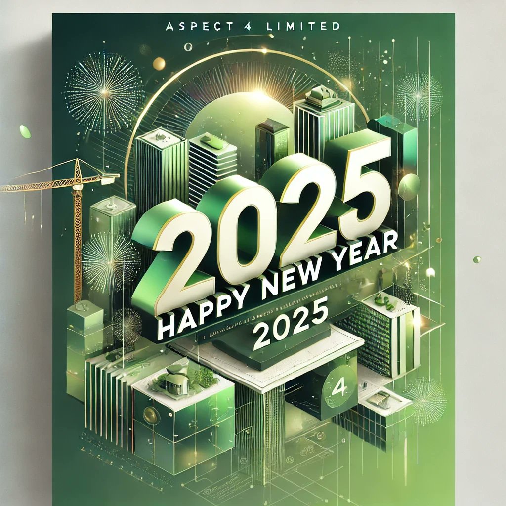 Happy New Year from Aspect 4 Limited. We are looking forward to a busy 2025 working on some exciting projects already established in the pipeline.