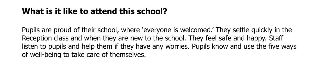Final reports from our two inspections before Xmas. Inspection grades have always been irrelevant when compared with direct feedback from the children and parents/carers. 4 years peace! Inclusion is our superpower. <a href="/PotterStAcademy/">Potter St Academy</a> <a href="/Purford_Green/">Purford Green School</a> #EveryoneWelcome