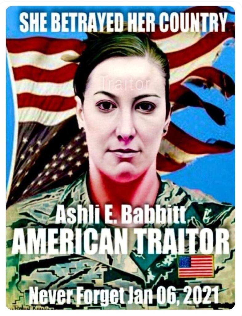 raggapegs's tweet image. Ashli Babbitt