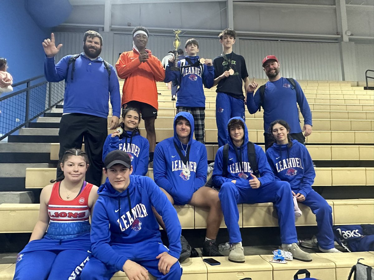 This weekend, your Leader Lions Boys won 1st place at a team at the 20th annual Craig T. Grace Centex Invitational! Super proud of our wrestlers. Your hard work is starting to pay off at just the right time!