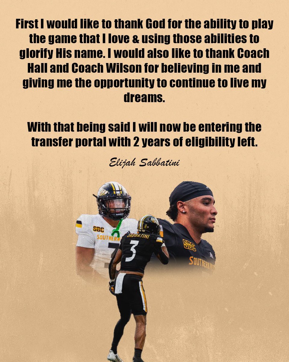 Thank you, Southern Miss.