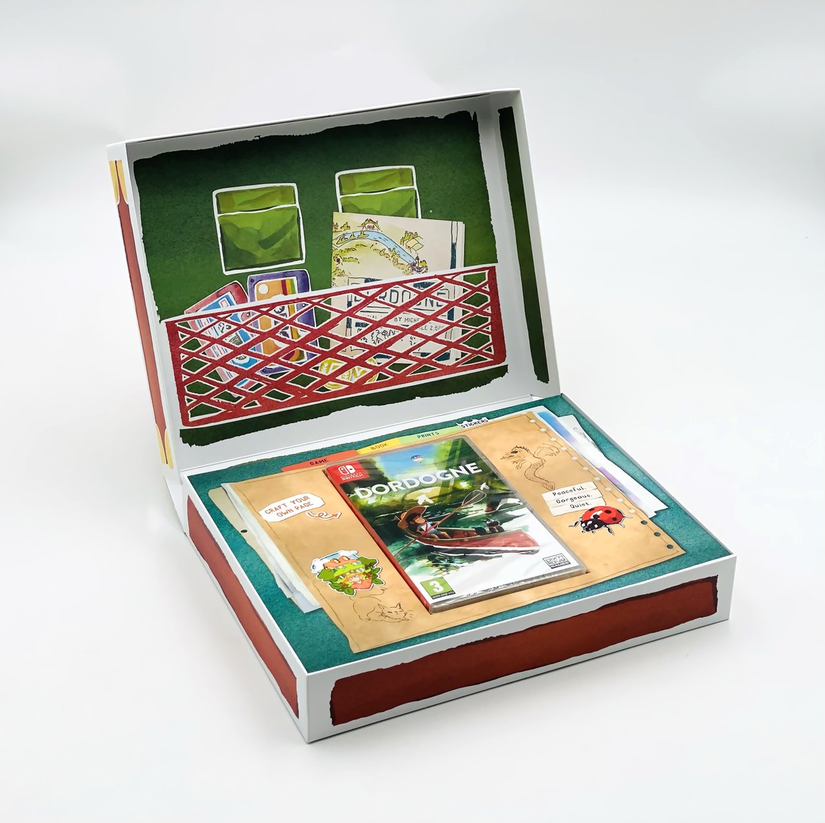 Petite photo maison du coffret Dordogne ! Jeu physique, artbook making-of et OST dédicacée au format vinyle :  le voyage s'annonce inoubliable. 🥰 Début des expéditions 📦 courant janvier.