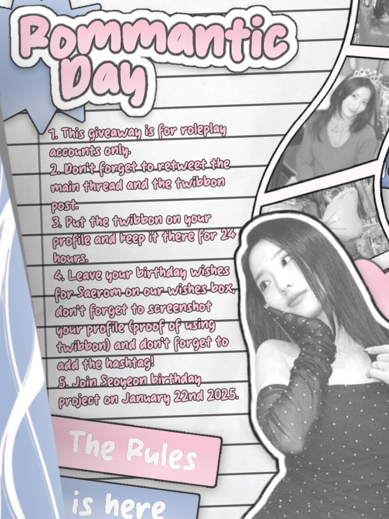 staywithfromis's tweet photo. ✮ ⋆ There are numerous prizes on this project, if you follow several of the rules outlined in the illustration. Don't miss out on this opportunity to win a variety of wonderful delights in honor of 𝘚͟𝘢͟𝘦͟𝘳͟𝘰͟𝘮͟'𝘴͟ 𝘣͟𝘪͟𝘳͟𝘵͟𝘩͟𝘥͟𝘢͟𝘺.🎁 .ᐟ

[https://t.co/87XcnclrYC] https://t.co/majuYazzmy