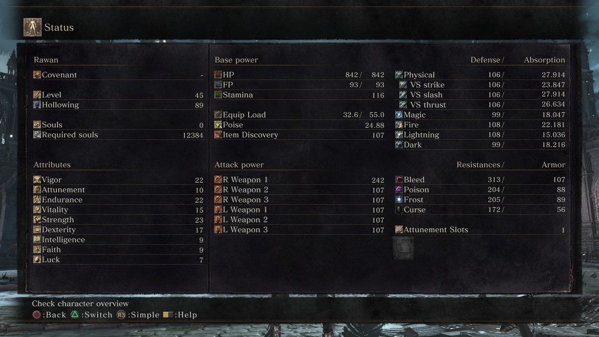 اللڤل حقي كويس بالنسبة للمكان بس ماسرت اعرف العب 🥲
#Darksouls3