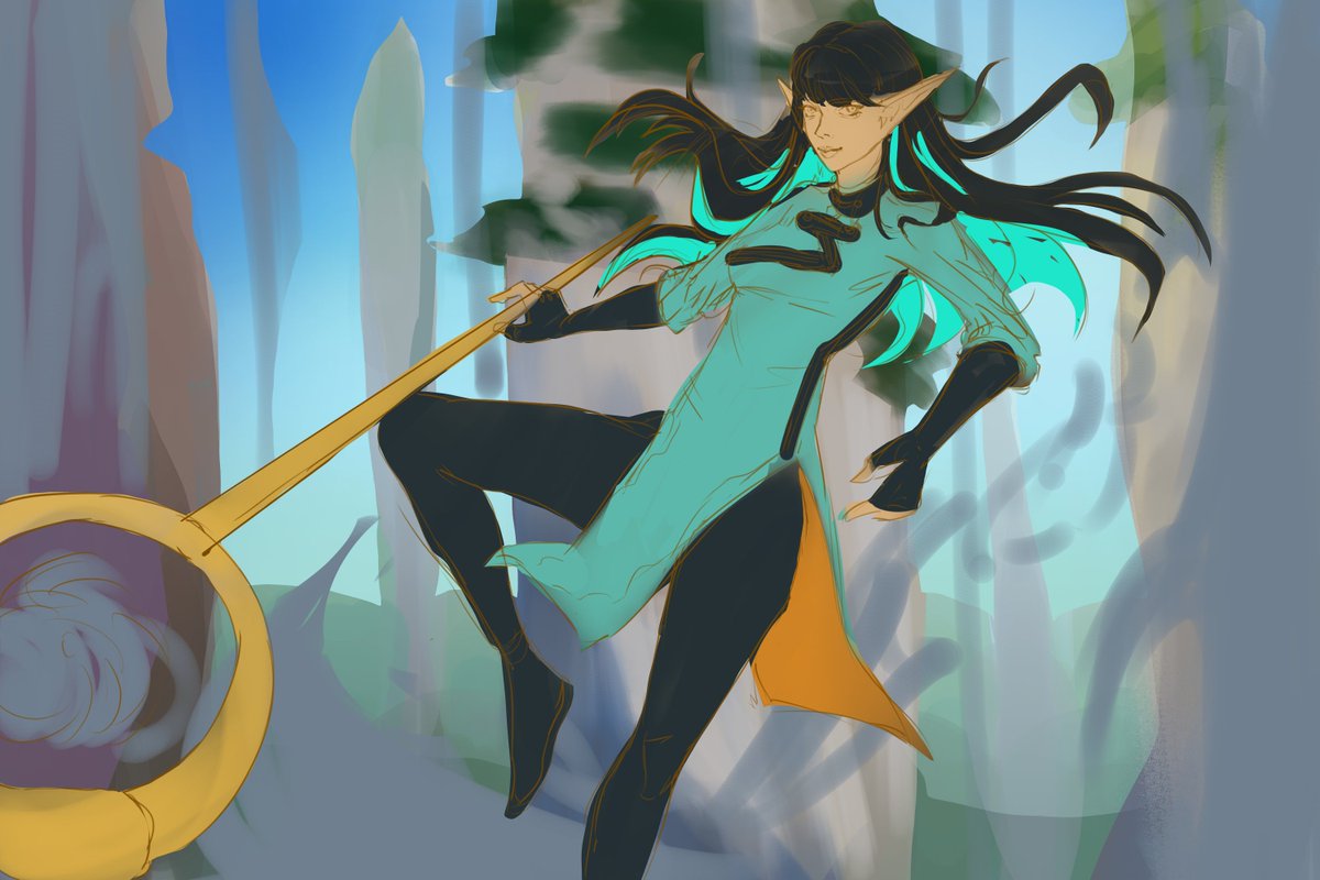 One more little spoiler. When I finish I'll leave speedpaint on YouTube :)
Mais um spoilerzinho. Quando eu terminar vou deixar a speedpaint no youtube :)