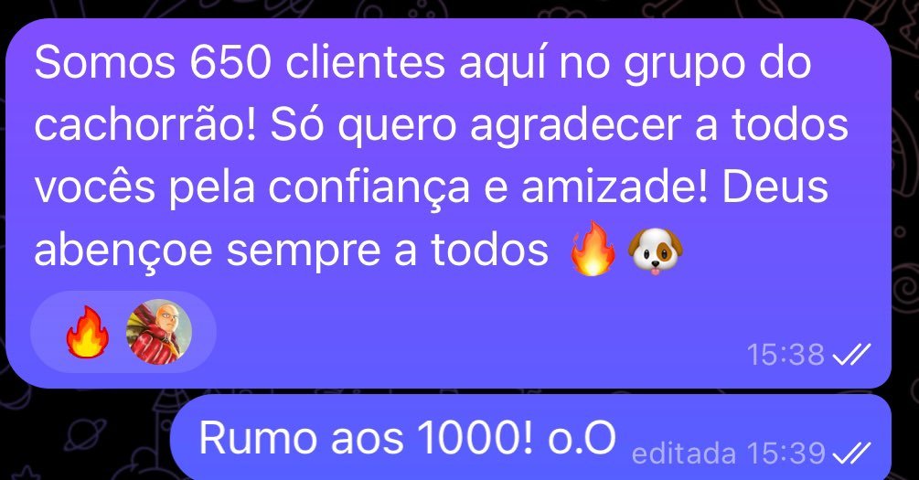 Tentaram me derrubar, mas graças a Deus, meu grupo p2p de #Bitcoin segue crescendo!

Agradeço a todos os meus clientes, amigos e aos que ainda irão se tornar neste ano de 2025!

Vamos em frente! 🔥

#Bitcoin