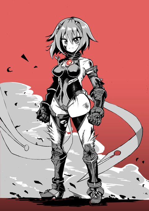 skebでご依頼した
うちの子変身ヒロインが納品されました

モノクロ系欲しかったんです!
凄いボロボロだけどこの絶対諦めないモードのアカネちゃん、とってもカッコ良くて凛々しい…ヒロイック感たまらんですね…!

ご対応頂き有難う御座いました!
通知避けでリプに今回作者様及びご紹介になります 