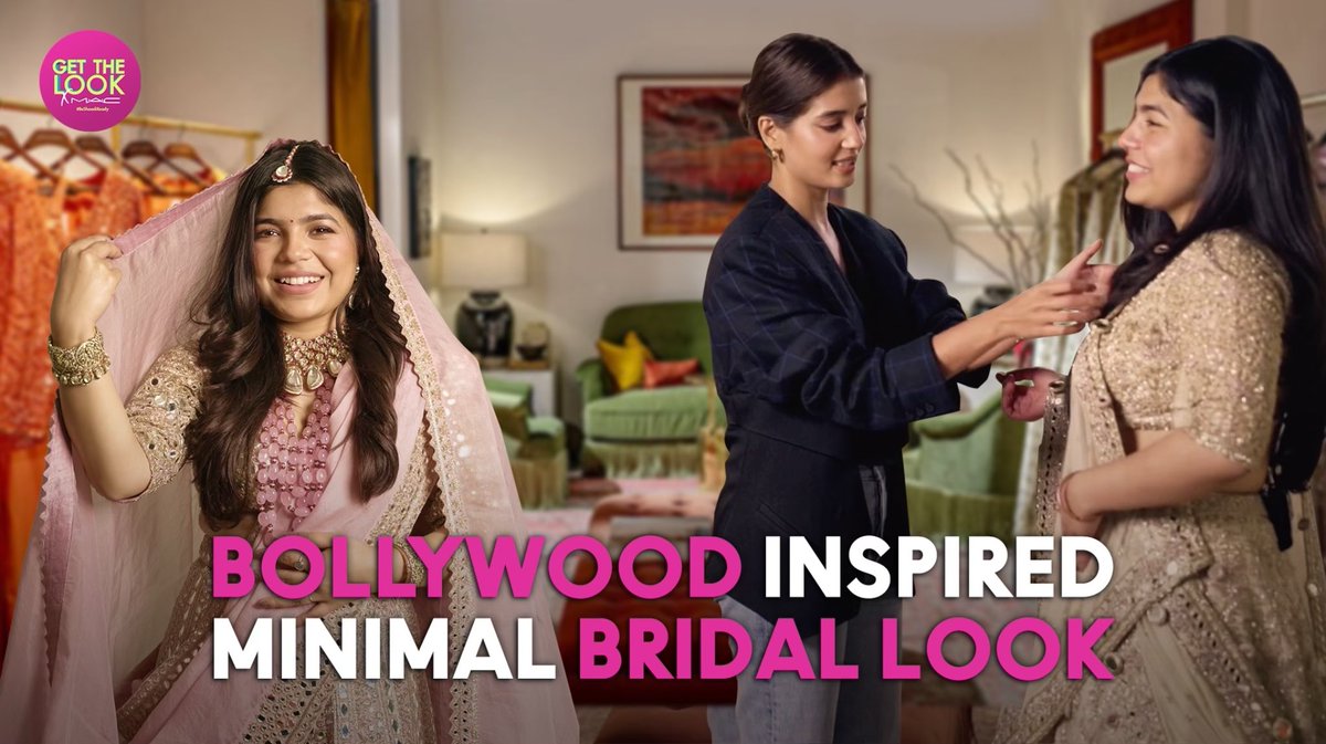 ndtvgoodtimes's tweet photo. Bringing the glam, our Bollywood-inspired bride Divyani is a vision!
To watch her transformation, tune into #GetTheLook X MAC #BeShaadiReady only on GOODTiMES; 7:30 pm tonight
Click to watch ↘️
https://t.co/gKZQIgwveb
@MACcosmetics
#MACBride #Weddings #Makeup https://t.co/l0IMNEfaCC
