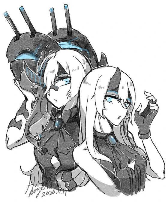 #見た人も無言で角が生えたキャラを貼る 