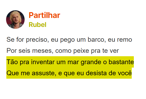 letras's tweet photo. o rubel poderia ter dito só: eu te amo
 
mas preferiu dizer: https://t.co/84NLbGLLXn