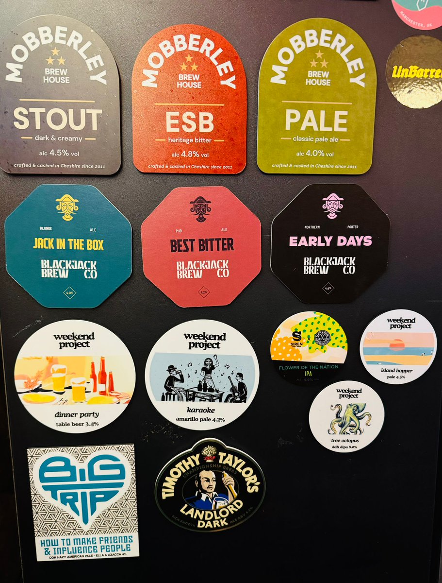 Piccadilly Tap (@piccadillytap) on Twitter photo Coming soon ๐ <a href="/MBHbeer/">MBH beer</a> <a href="/Blackjackbeers/">Blackjack Brewing Co.</a> Weekend Project, Big Trip <a href="/TimothyTaylors/">Timothy Taylor's Brewery</a> <a href="/SirenCraftBrew/">Siren Craft Brew</a> plus all your regular faves ๐ป Coming soon ๐ <a href="/MBHbeer/">MBH beer</a> <a href="/Blackjackbeers/">Blackjack Brewing Co.</a> Weekend Project, Big Trip <a href="/TimothyTaylors/">Timothy Taylor's Brewery</a> <a href="/SirenCraftBrew/">Siren Craft Brew</a> plus all your regular faves ๐ป