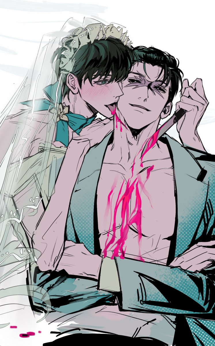 Coinchoii's tweet photo. 👰‍♀️🔪🩸～ https://t.co/NB7DPUOwdb