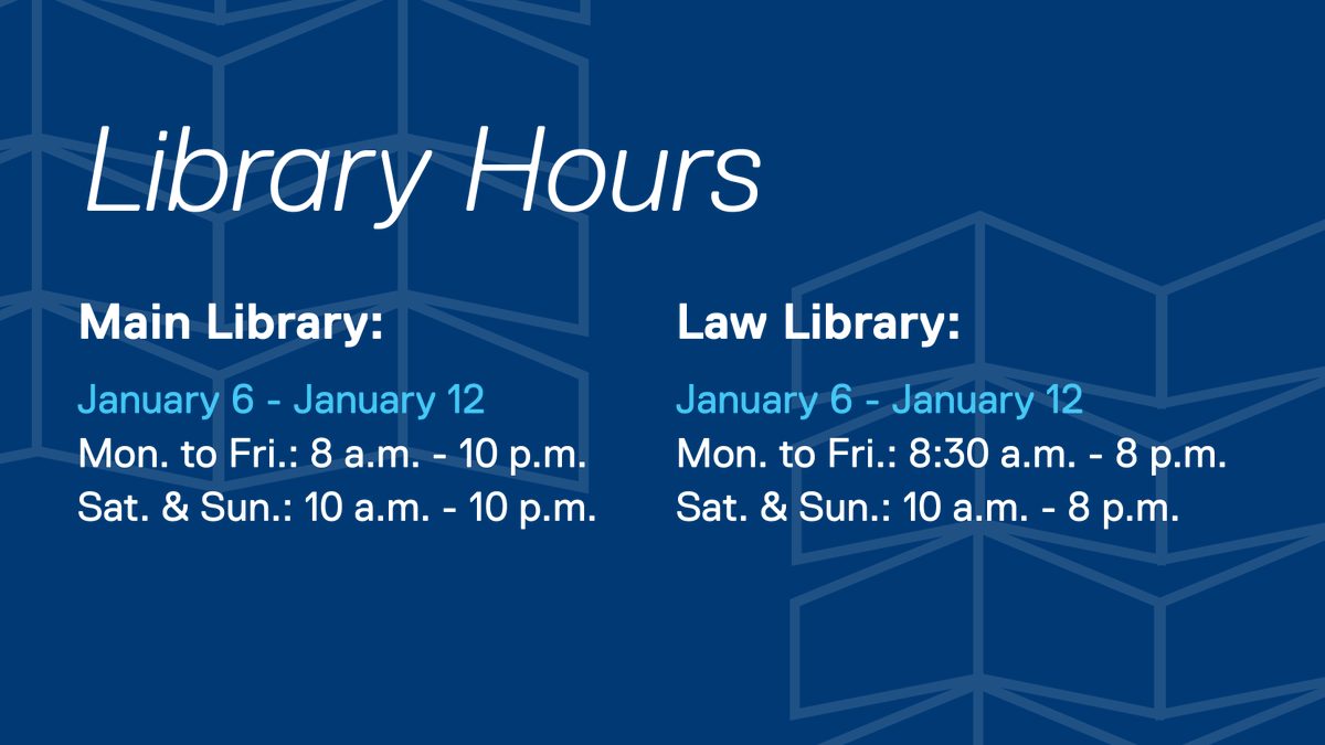 Welcome back! Check out our updated hours.